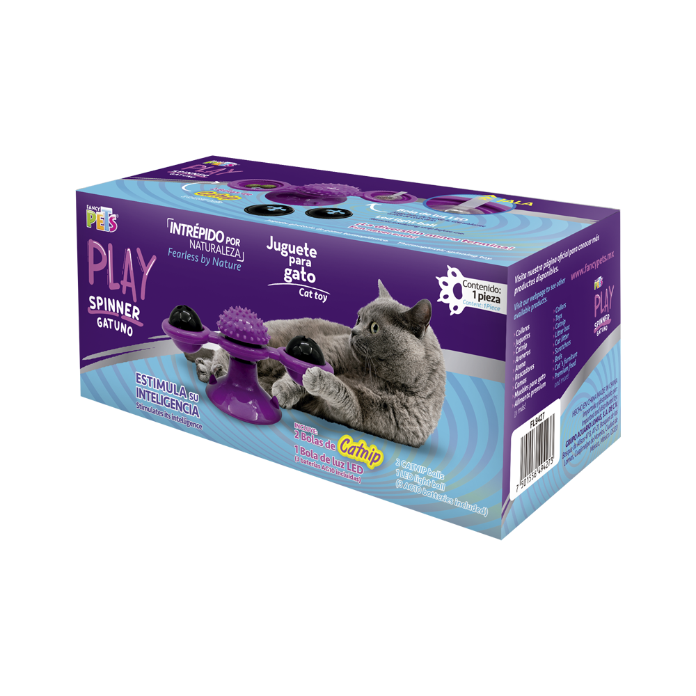 Petsound Play Juguete Spinner Gatuno con Catnip para Gato