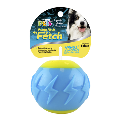 Petsound Pelota Flash con Sonido Fetch para Perro