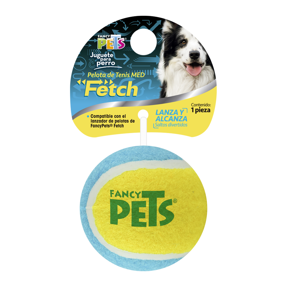 Petsound Pelota de Tenis Mediano Fetch para Perro