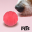 Petsound Juguete Pelota con Aroma Fresa Sniff para Perro