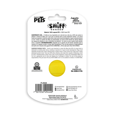 Petsound Juguete Pelota con Aroma Mango Sniff para Perro