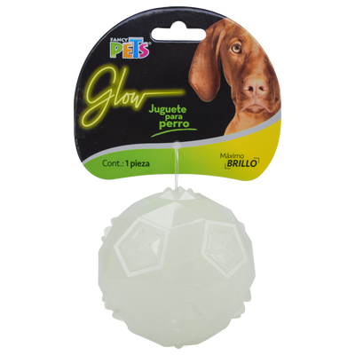 Petsound Juguete Pelota Diamante Glow para Perro