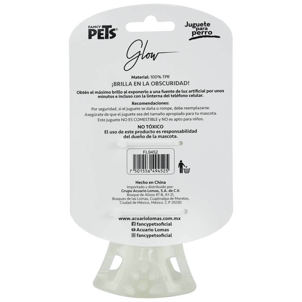 Petsound Juguete Hueso Glow para Perro