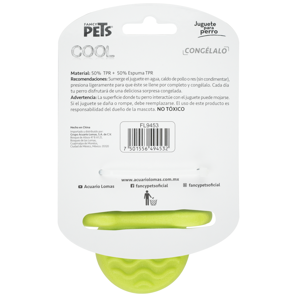 Petsound Juguete Chupon Congelable Cool para Perro