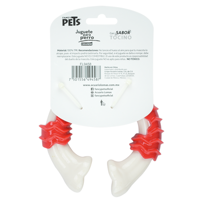 Petsound Juguete Vertebra Grande Sabor Tocino Chew para Perro