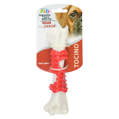 Petsound Juguete Femur Chico Sabor Tocino para Perro