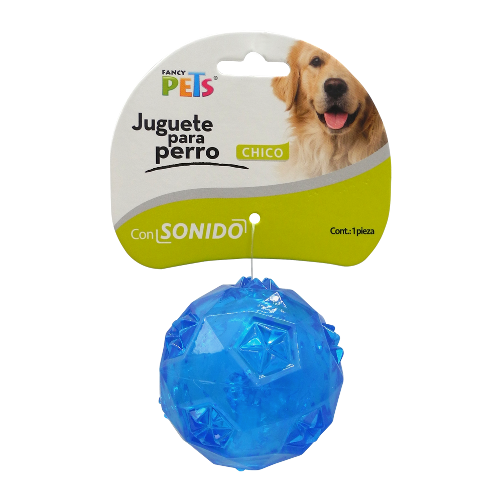 Petsound Juguete Pelota Prisma con Sonido para Perro
