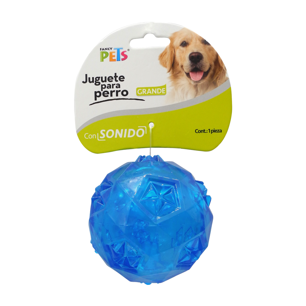 Petsound Juguete Pelota Prisma con Sonido para Perro