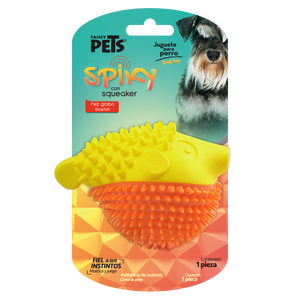 Petsound Juguete Pez Globo Spiky para Perro