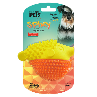 Petsound Juguete Pez Globo Spiky para Perro