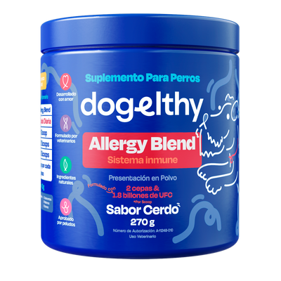 Dogelthy Suplemento para Alergias De Perro - Allergy Blend