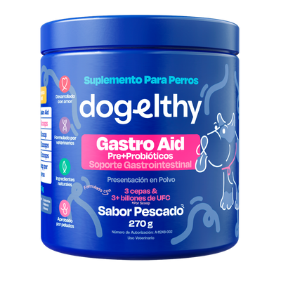 Dogelthy Probióticos para Perros - Gastro Aid