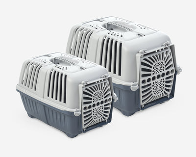 MPS Transportadora con Puerta de Plastico Pratiko para Perro