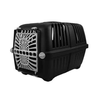 MPS Transportadora Pratiko 1 Edicion Especial Black con Puerta Plastico para Perro