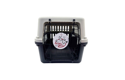 Ocean Transportadora Eco 1 Puerta Bicolor Gris para Perro