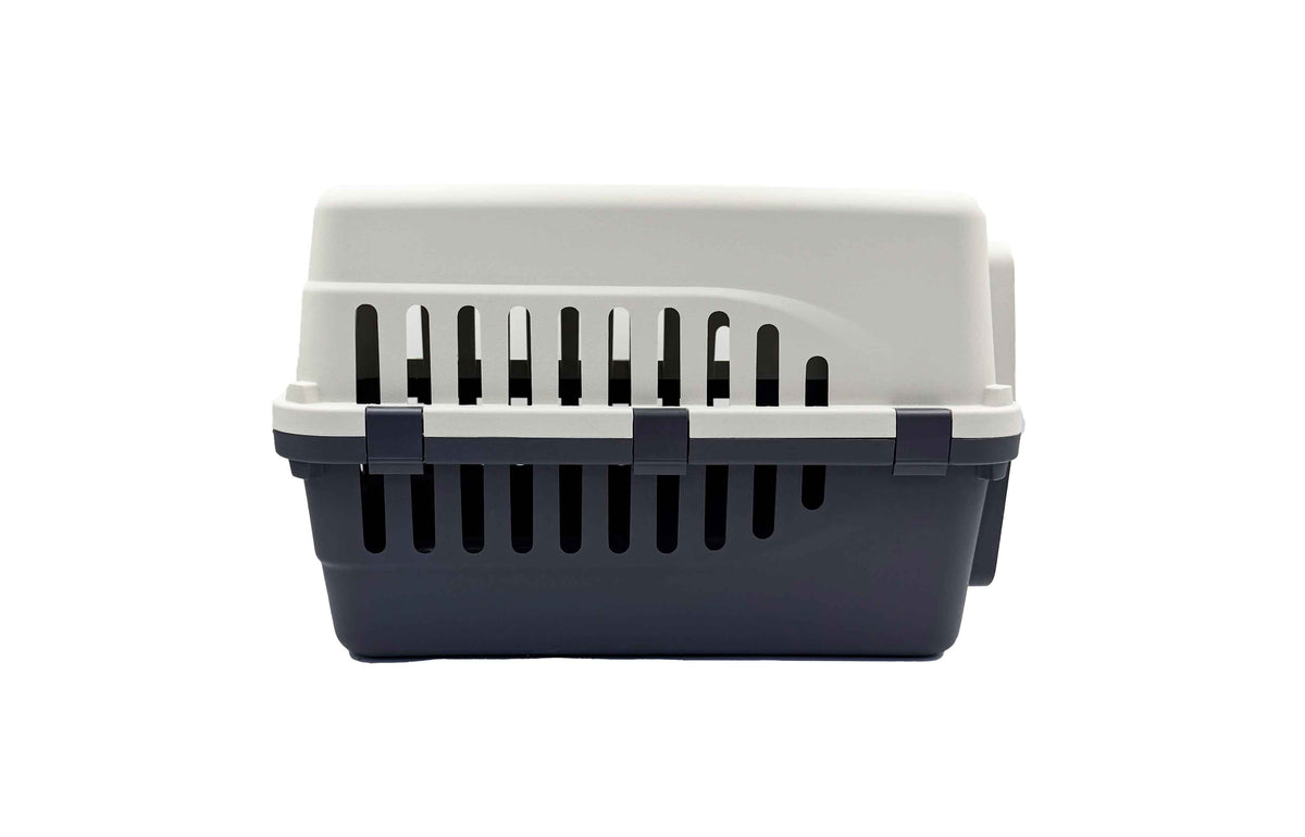 Ocean Transportadora Eco 1 Puerta Bicolor Gris para Perro