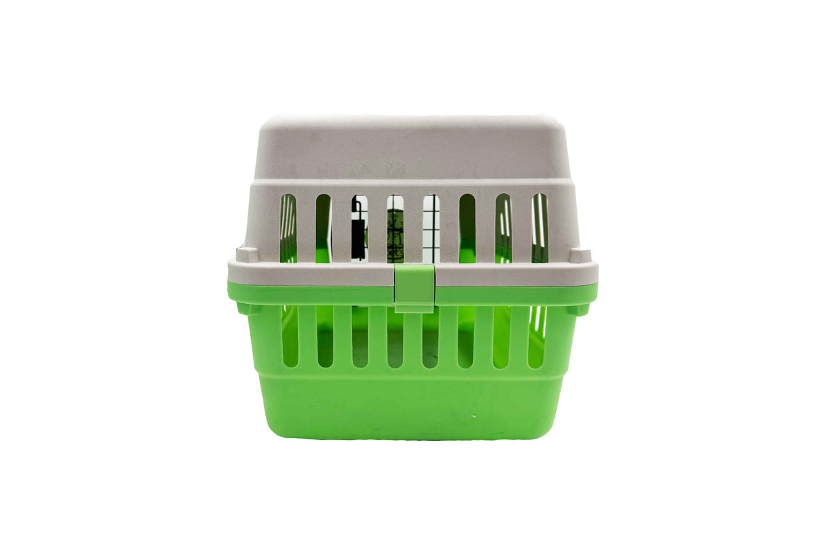 Ocean Transportadora Eco 1 Puerta Bicolor Verde para Perro