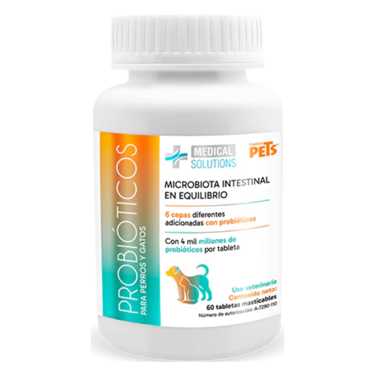 Lomas MS Probioticos Tabletas Masticables para Perros y Gatos 60 Tab