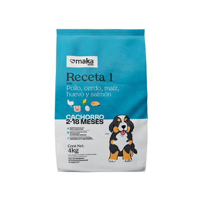 Maka Receta 1 Cachorro alimento seco para perro