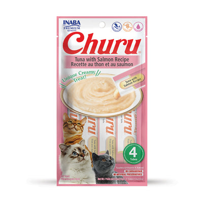 Churu Atun con Salmon para Gato 4 Tubos