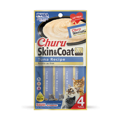 Churu Skin & Coat Atun para Gato 4 Tubos