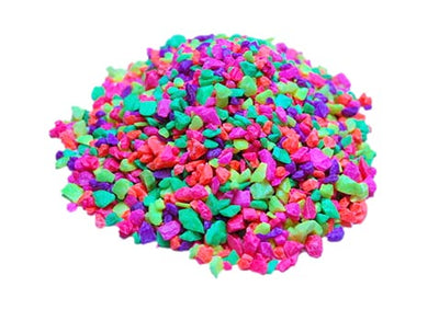 Grava Sunny de Primera de 3mm Color Confetti Neon para Peces