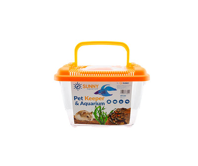 Mascotera de Plastico Sunny para Peces