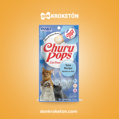 Churu Pops Atun para Gato 4 Tubos Don Kroketon