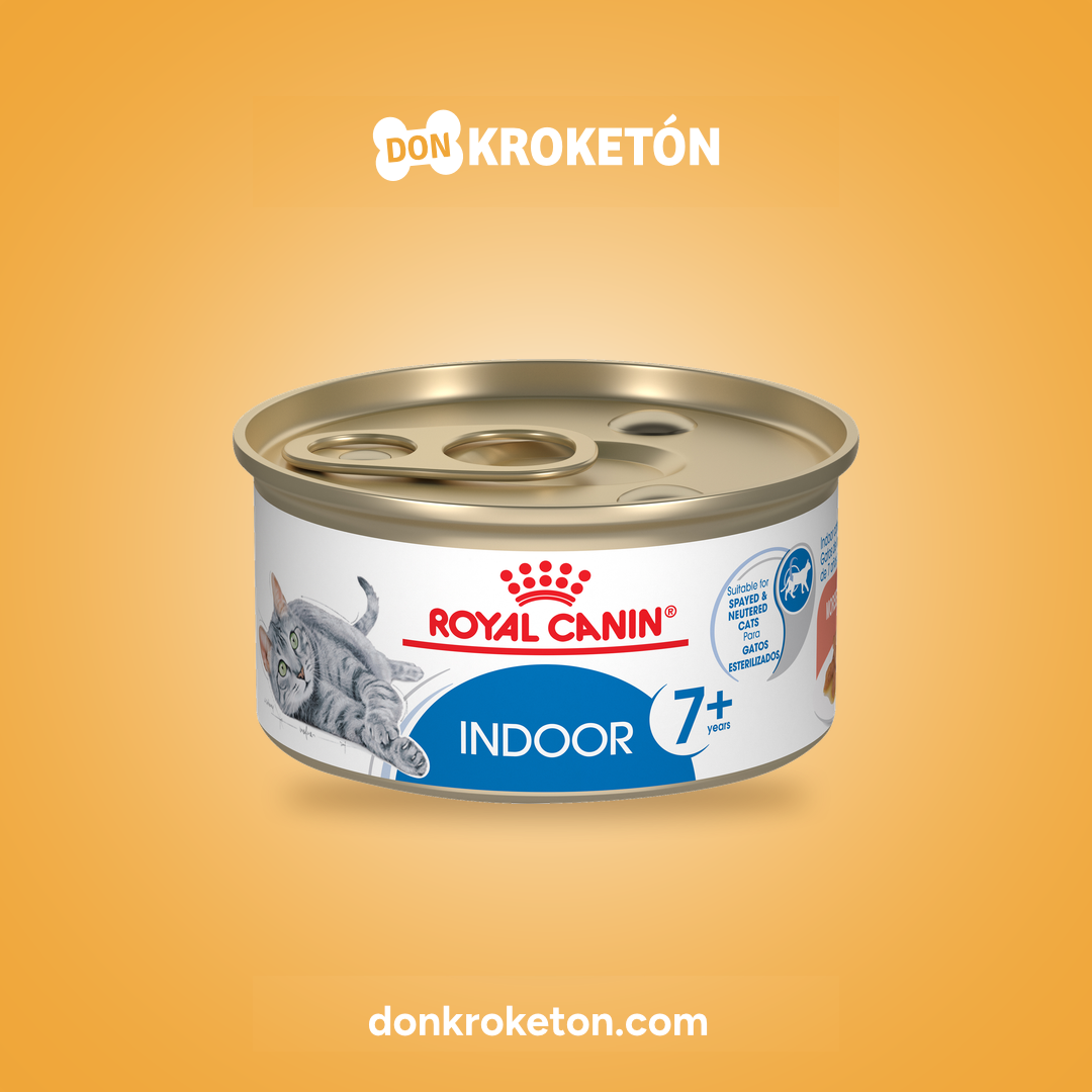 Royal Canin Indoor 7+ Morsels Gato - imagen comercial Don Kroketon