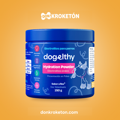 Dogelthy Electrolitos para Perros (Rinde 4.5 Lts) - Hydration Powder - imagen comercial Don Kroketon