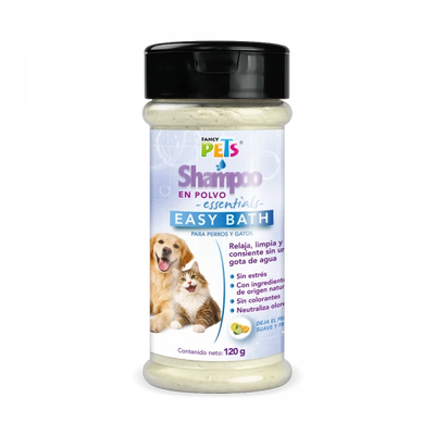 Lomas Shampoo en Polvo Easy Bath Essentials para Perros y Gatos 120g