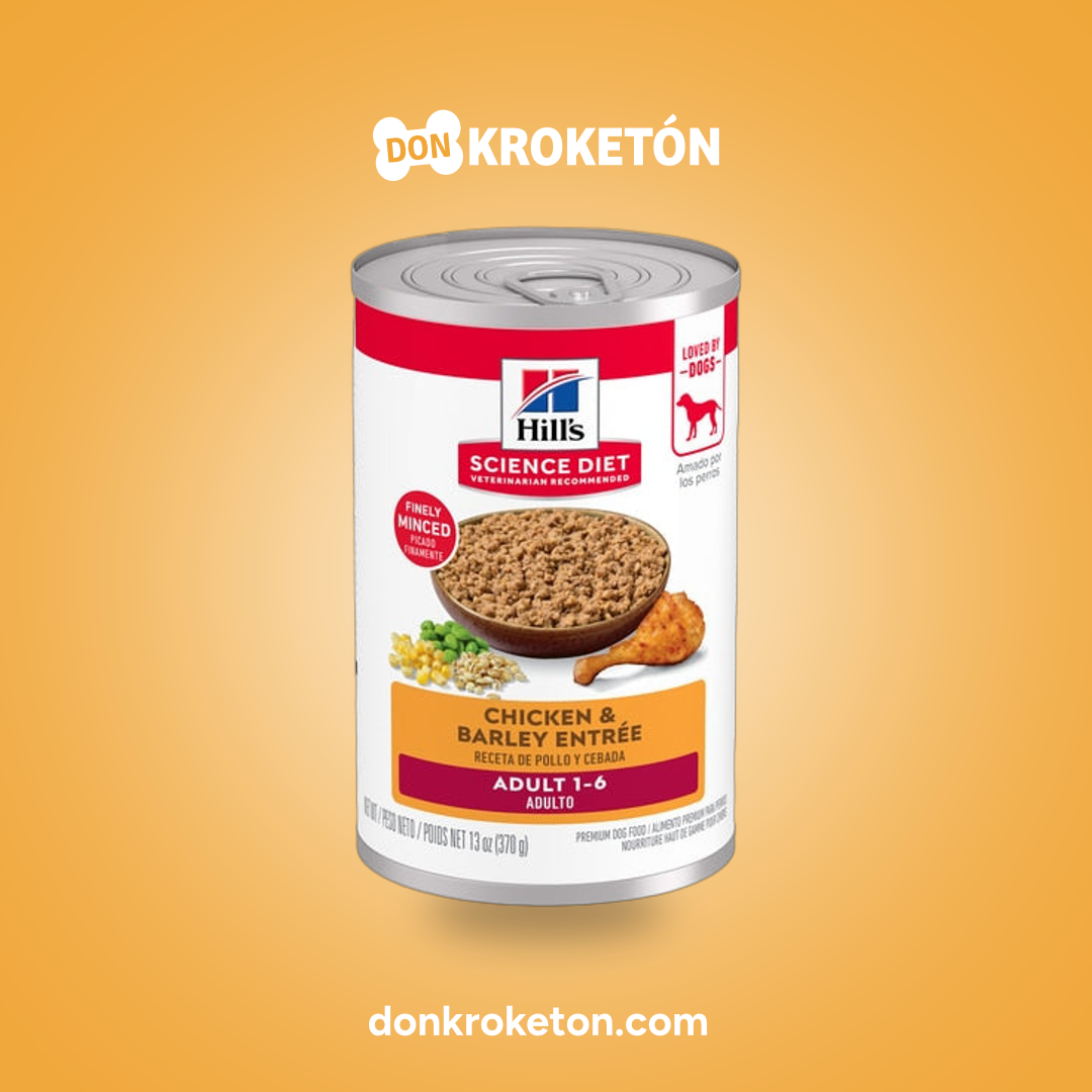 Hill's Science Diet Adult Pollo Lata 370 g - imagen comercial Don Kroketon