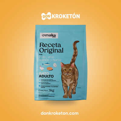 Maka Receta Original Gato Adulto - imagen comercial Don Kroketon