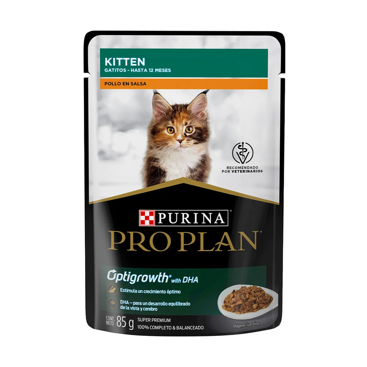 Pro Plan Gatito Sobre Pollo alimento húmedo para gatito