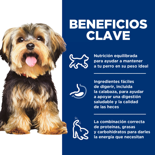 Hill's Science Diet Adult Small Paws Cordero y Arroz - beneficios clave