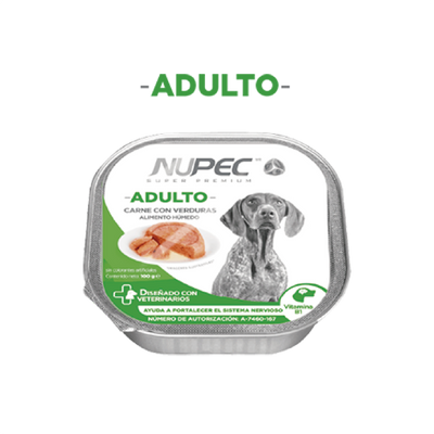 Nupec Húmedo Adulto 100 g – Clúster 16 pzas