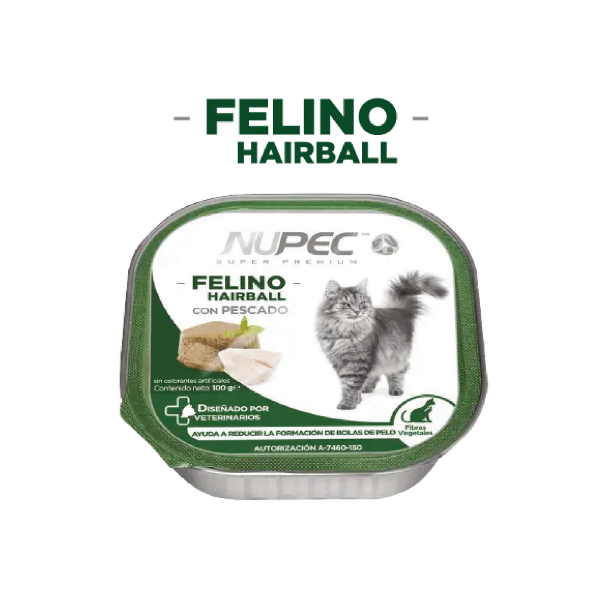 Nupec Humedo Hairball Gato 100g
