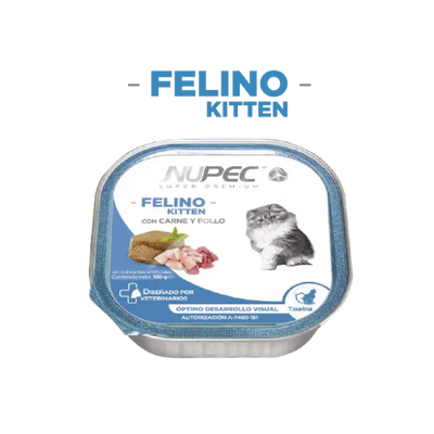 Nupec Húmedo Felino Kitten 100 g – Clúster 16 pzas