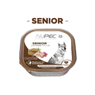Nupec Húmedo Senior 100 g – Clúster 16 pzas