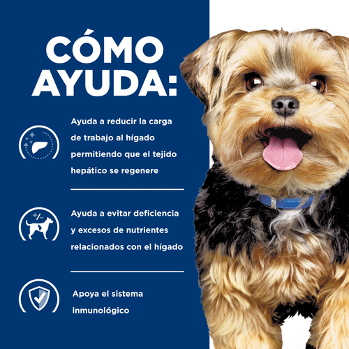 Hill's Prescription Diet L/D lata - beneficios clave del cuidado hepatico