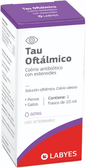 Tau Oftálmico Colirio Antibiótico con Esteroides