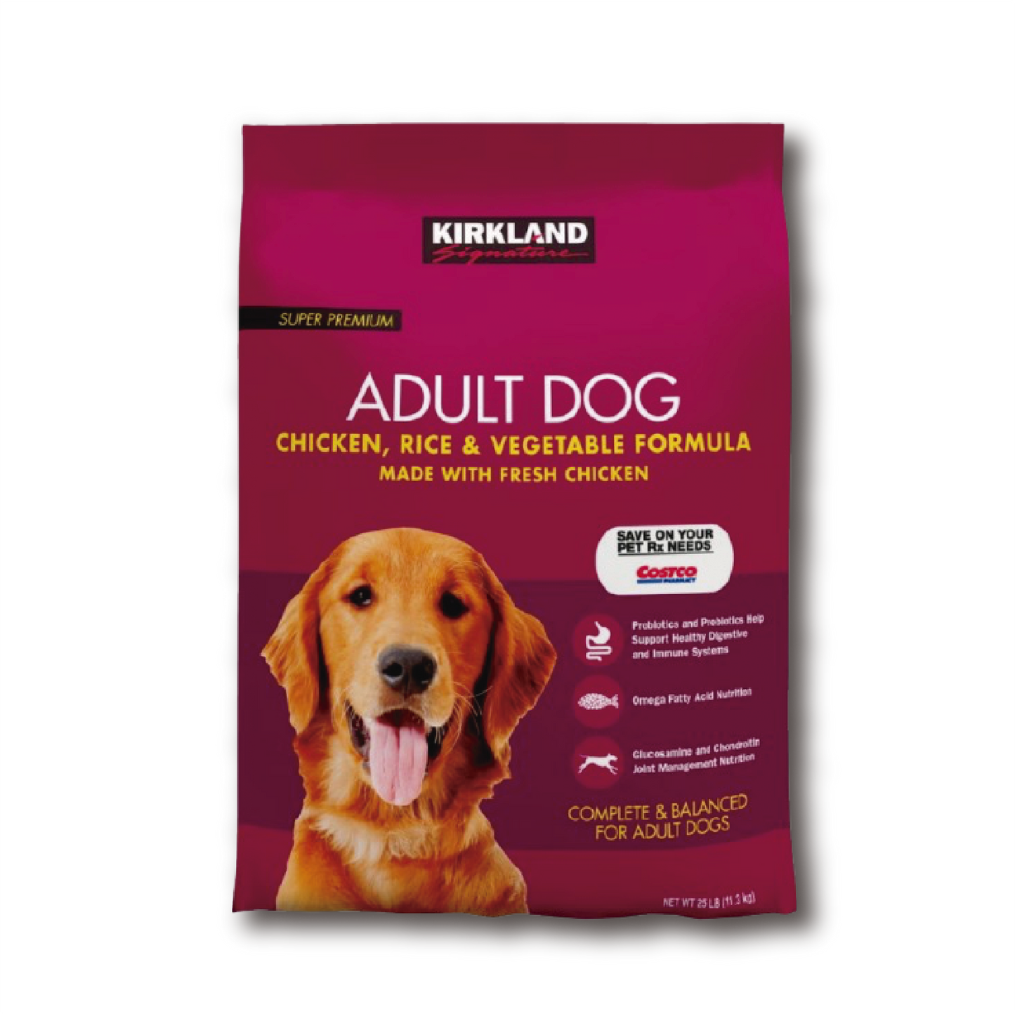 Kirkland Pollo y Arroz Adulto 18kg