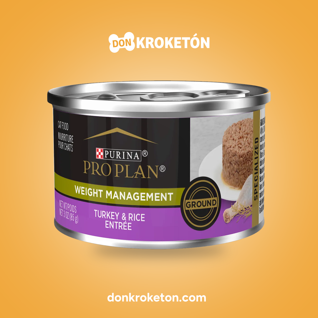 Pro Plan Gato Reduced Calories Pavo y Arroz - imagen comercial Don Kroketon