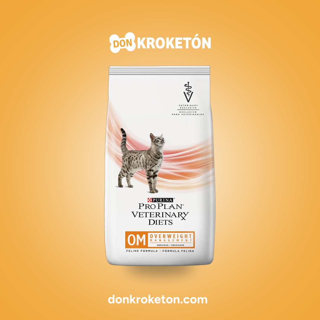 Pro Plan Veterinary Diets OM Overweight Management Feline Seco - imagen comercial Don Kroketon
