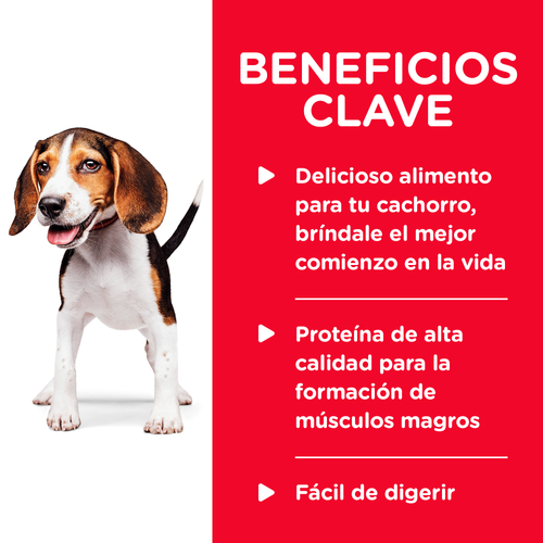 Hill's Science Diet Puppy Pollo lata - beneficios clave para cachorro