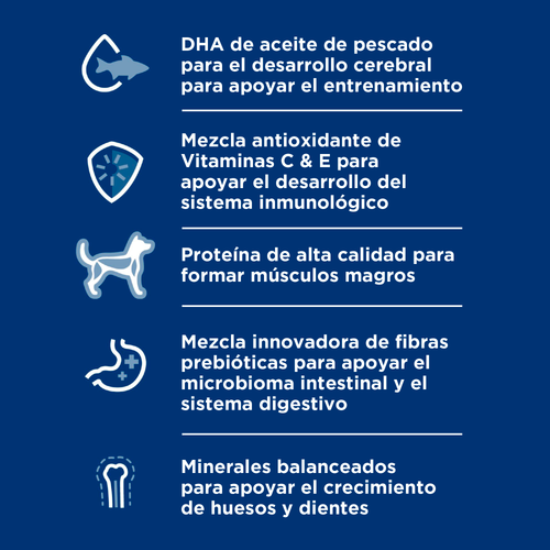 Hill's Science Diet Puppy Cordero y Arroz - beneficios clave