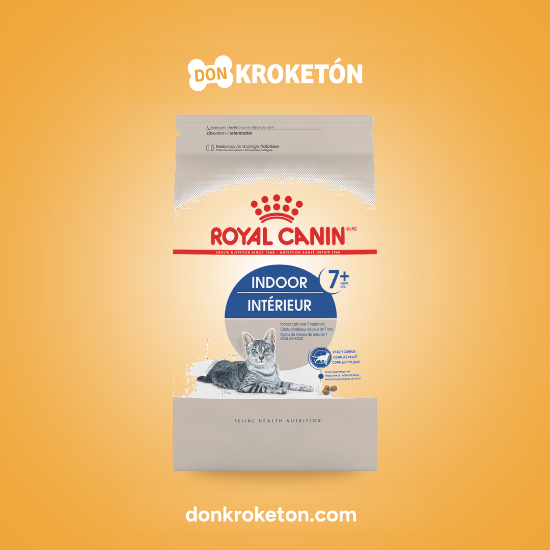 Royal Canin Gato Indoor 7+ - imagen comercial Don Kroketon
