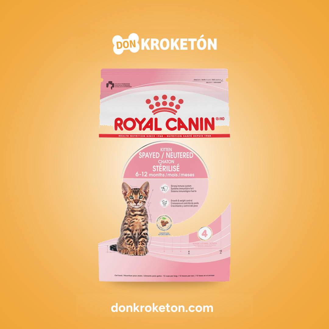 Royal Canin Kitten Esterilizado - imagen comercial Don Kroketon