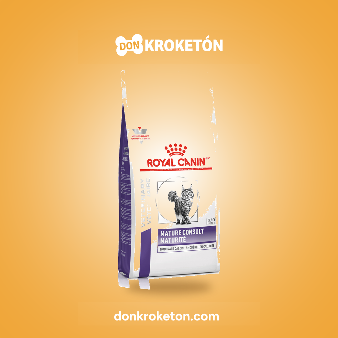 Royal Canin Mature Consult Moderate Calorie Felino - imagen comercial Don Kroketon