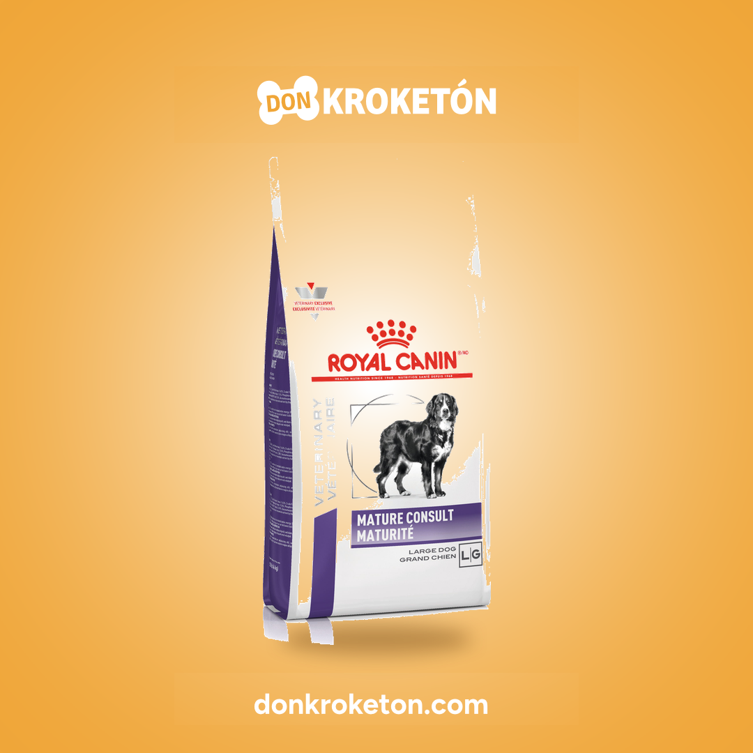 Royal Canin Mature Consult Raza Grande - imagen comercial Don Kroketon